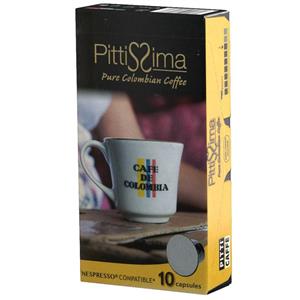 کپسول نسپرسو پیتی کافی مدل Pittissima Pure Colombian بسته 10 عددی Pitti Coffee Nespresso Capsule Pittissima Pure Colombian Pack Of 10