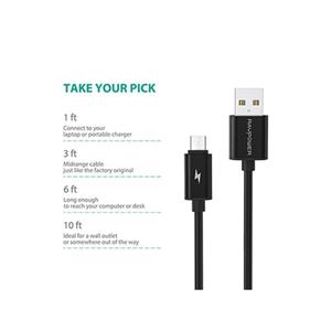 مجموعه کابل   RAVPower 5-Pack Micro USB Cables