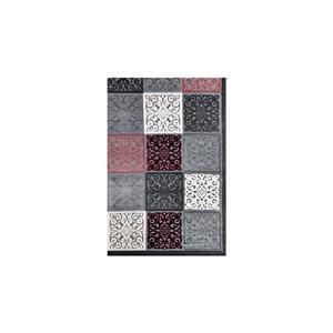 فرش ماشینی شاهکار مشهد طرح کارپت لند 361 زمینه نقره ای