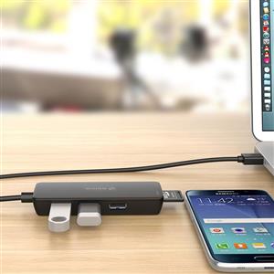 هاب 3 پورت USB اوریکو مدل H3TS-U2 Orico H3TS-U2 3 Port USB Hub with Card Reader