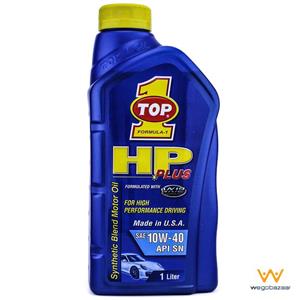 روغن موتور خودرو تاپ وان مدل HP Plus حجم 1 لیتر Top 1 HP Plus Car Engine Oil 1L