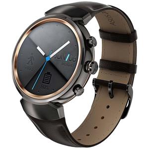 شارژر ساعت هوشمند ایسوس مدل ZenWatch 3 Asus Zenwatch WI503Q Gunmetal With Dark Brown Leather Band 