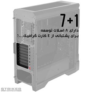 کیس کامپیوتر گرین مدل Striker Green Striker Computer Case