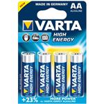 Varta High Energy Alkaline LR6AA Battery - Pack of 4