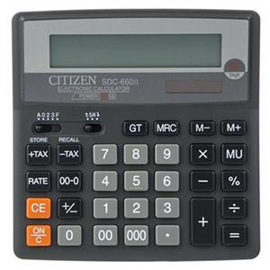 ماشین حساب سیتیزن مدل SDC-660II Citizen Calculator 