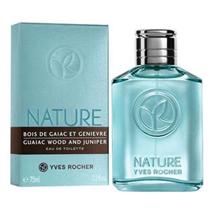 ادوتویلت مردانه ایوروشه مدل Nature Bois de Gaiac et Genievre حاوی اسانس سرو کوهی حجم 75 میلی لیتر 