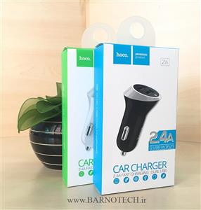 شارژر فندکی هوکو مدل Z6 Hoco Z6 two-port car charger