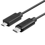 کابل تبدیل USB Type-C به Micro USB یونیتک مدل Y-C473BK                                         Unitek Y-C473BK USB Type-C To Micro USB Converter Cable