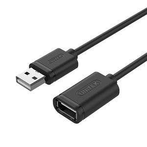 کابل افزایش طول USB یونیتک مدل Y-C418GBK به طول 5 متر                                         Unitek Y-C418GBK USB Extention Cable 5m Unitek Y C418GBK USB To USB Adapter 5m