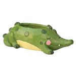 گلدان دکوگل طرح Green Crocodile مدل DG003