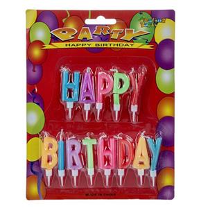 شمع پارتی مدل Happy Birthday