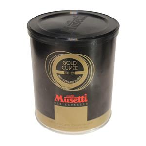 قوطی قهوه موزتی مدل گلد کوویی 250 گرمی Musetti Gold Cuvee Box Coffee 250 gr