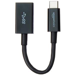 مبدلUSB-C به USB 3.1  آمازون بیسیکس مدل L6LUC021-CS-R  طول 0.13 متر AmazonBasics L6LUC021-CS-R USB-C to USB 3.1 Adapter 0.13m