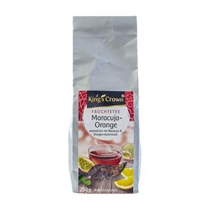 بسته چای میوه ای کینگز کرون مدل Maracuja Orange Kings Crown Maracuja Orange Fruit Tea