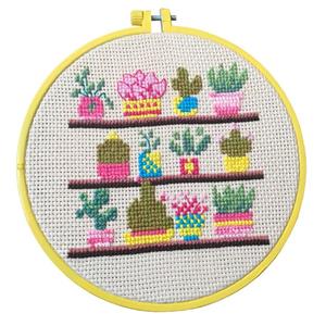 تابلو شماره دوزی خانه دلبر طرح طاقچه گل کد D201