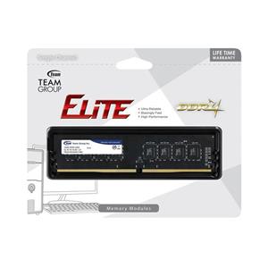 رم دسکتاپ تیم گروپ مدل الایت با حافظه 8 گیگابایت و فرکانس 2400 مگاهرتز Team Group Elite 8GB DDR4 2400MHz CL16 Single Channel Desktop RAM