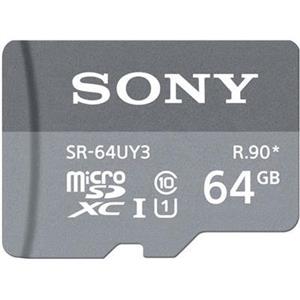 کارت حافظه میکرو اس دی سونی مدل SR-64UYA3 کلاس 10 با ظرفیت 64 گیگابایت همراه با آداپتور