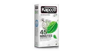 کاندوم کاپوت تاخیری طولانی 45minutes  بسته 12 عددی Kapoot 45 Minutes Condoms 12Psc