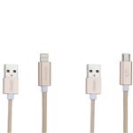 Unitek Y-C4023GD USB To Micro-USB/Lightning Cable 1.5m