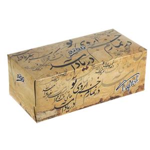 دستمال کاغذی سفید 150 برگ 2 لایه تافته Tissue Paper Tafteh