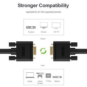 کابل VGA یونیتک مدل Y-C504G طول 3 متر Unitek Y-C504G VGA Cable 3m