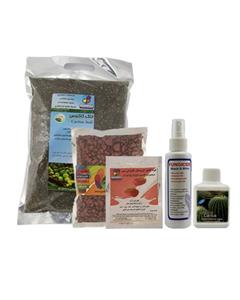 مجموعه خاک گلباران سبز مدل پژواک Golbaranesabz Pejvak Soil Fertilizer Pack