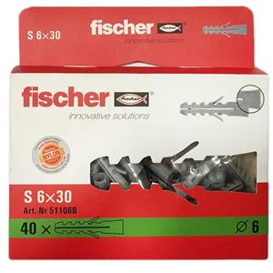 رولپلاک فیشر مدل 51106B بسته 40 عددی Fischer 51106B Rawlplug Pack of 40