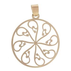 آویز گردنبند طلا 18 عیار پندار گلد مدل AG14 Pendar Gold AG14 Gold Necklace Pendant Plaque