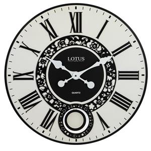 ساعت دیواری لوتوس مدل FL-6600-PW Lotus FL-6600-PW Wall Clock