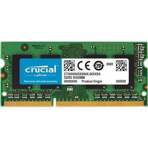 رم لپ تاپ DDR3L تک کاناله 1866 مگاهرتز CL13 کروشیال ظرفیت 8 گیگابایت Crucial DDR3L 1866MHz CL13 Single Channel Laptop RAM - 8GB