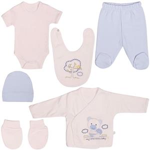 ست لباس نوزاد سی سیم بی مدل U3590 بسته 6 عددی Ciccim Baby Clothing Set Pack Of 