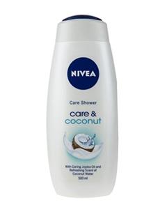 شامپو بدن نیوآ مدل Care And Coconut حجم 500 میلی لیتر Nivea Care And Coconut  Body Shampoo 500ml