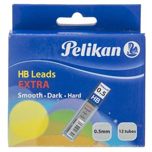 نوک مداد نوکی 0.5 میلی متری پلیکان بسته 12 عددی Pelikan Extra 0.5mm Mechanical Pencil Lead Pack of 12