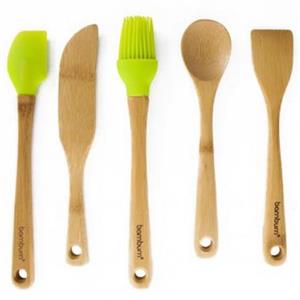 سرویس کفگیر 5 پارچه بامبوم مدل B2752 Bambum B2752 Spatula Set 5 Pcs