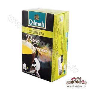 بسته چای سبز دیلما مدل Pure Dilmah Pure Green Tea Bags