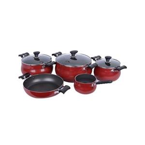 سرویس پخت و پز 8 پارچه عروس مدل Marjan Aroos Marjan Cookware Set 8 Pcs