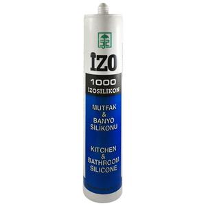 چسب درزگیر سیلیکونی ایزو مدل 1000 حجم 280 میلی‌ لیتر Izo 1000 Silicon Sealing Adhesive 280ml