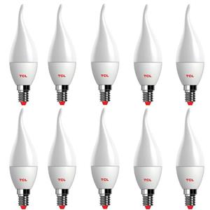 لامپ ال ای دی 5 وات تی سی ال مدل Long-Tail پایه E14 بسته 10 عددی TCL Long-Tail 5W LED Lamp E14 Pack Of 10