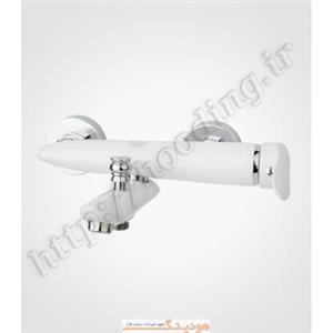 شیر دوش اهرمی راسان مدل رابیت سفید