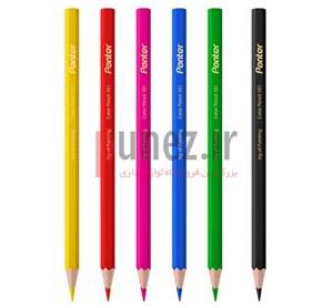 Panter PCP 101-6 Color Pencil مداد رنگی جعبه مقوایی 6 رنگ پنتر 