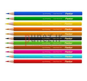 مداد رنگی جعبه فلزی 12 رنگ پنتر Panter MCP 101-12 Color Pencil