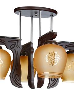 لوستر سقفی چشمه نور 4 شعله کد G533/4 Cheshmeh Noor G533 Four Flames Ceiling Chandelier