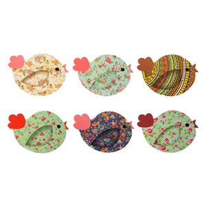 زیر لیوانی فومی نفیس طرح گل کد ZLF2 - مجموعه 6 عددی Nafis Flower ZLF2 Foam Coaster 6 Pieces Set