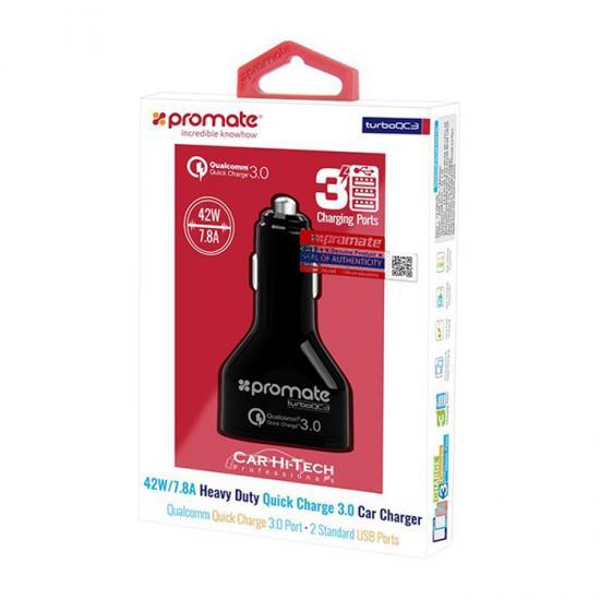 Promate Turbo-QC3 Car Charger