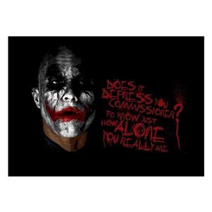 تابلو شاسی ونسونی طرح Joker Says Reality سایز 50 × 70
