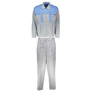 کاپشن و شلوار مهندسی تک مک مدل نقره ای ابی اسمانی Tekmak Silver Light Blue Engineer Clothes 