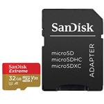 Sandisk Extreme V30 UHS-I U3 Class A1 100MBps 667X microSDHC With Adapter 32GB