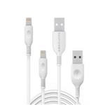 کابل تبدیل USB به لایتنینگ راو پاور (RAVPower 2-Pack (1m,2m