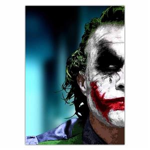 تابلو شاسی ونسونی طرح Joker A meaningful look سایز 30 × 40 Wensoni Joker A meaningful look Chassis 40 x 30