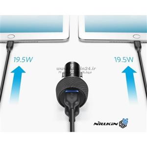 شارژر فندکی انکر مدل A2228 PowerDrive Speed 2 Ports With Quick Charge 3.0 ANKER A2228 Dual USB Car Charger